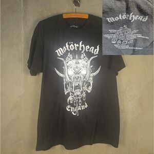 Motörhead England Snaggletooth Warpig T-Shirt XL Black Metal Rock Band Merch Tee